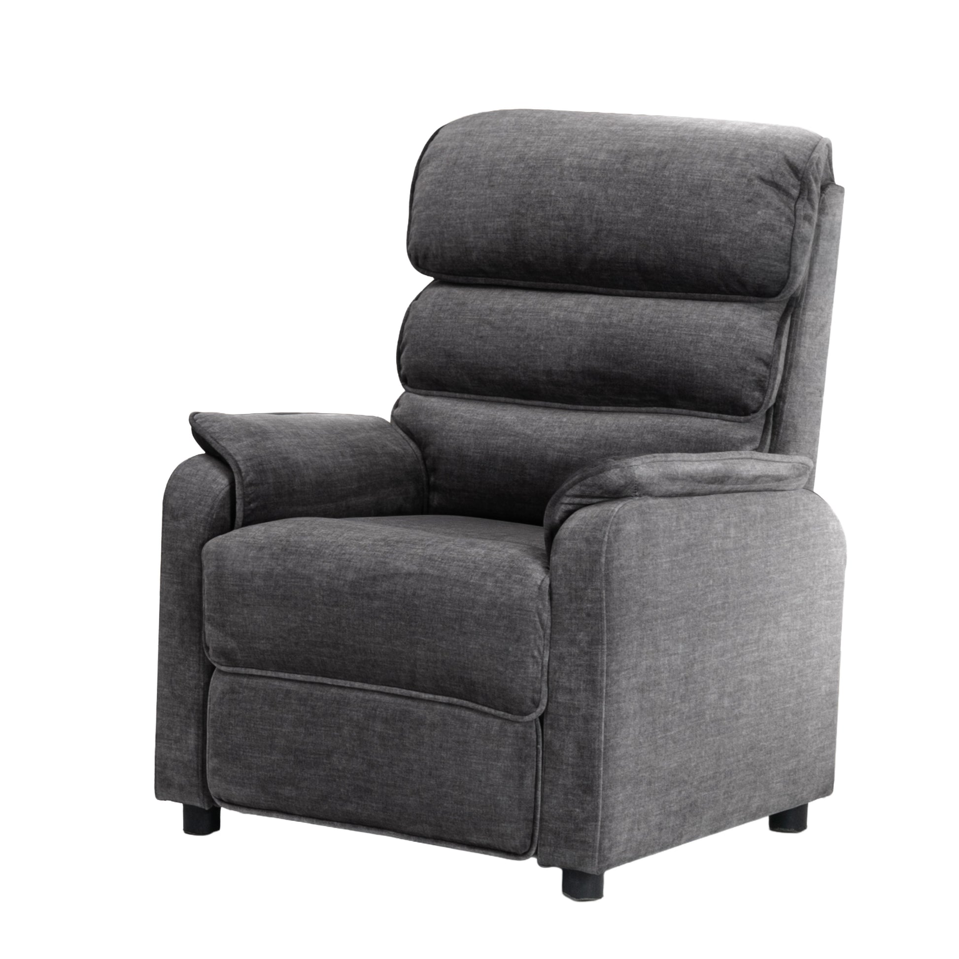 Savoy 3+1+1 Sofa Suite Fixed- Grey Fabric