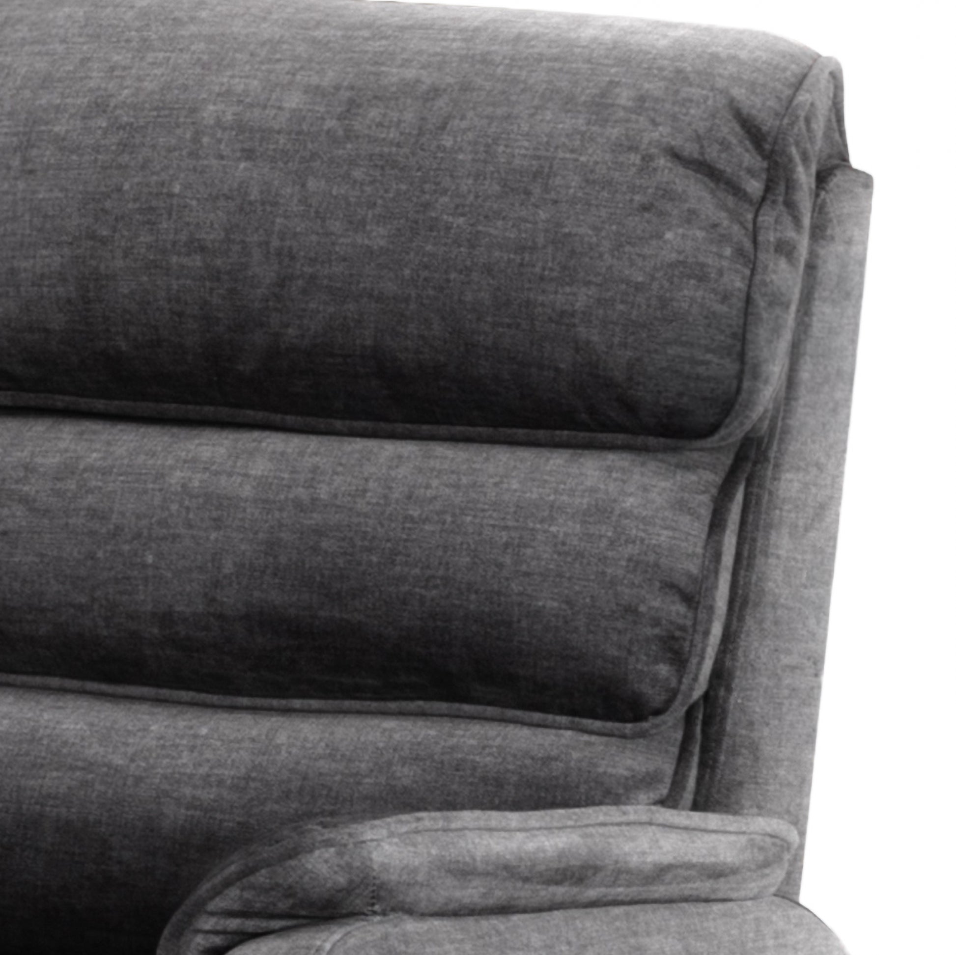 Savoy 3+1+1 Sofa Suite Fixed- Grey Fabric