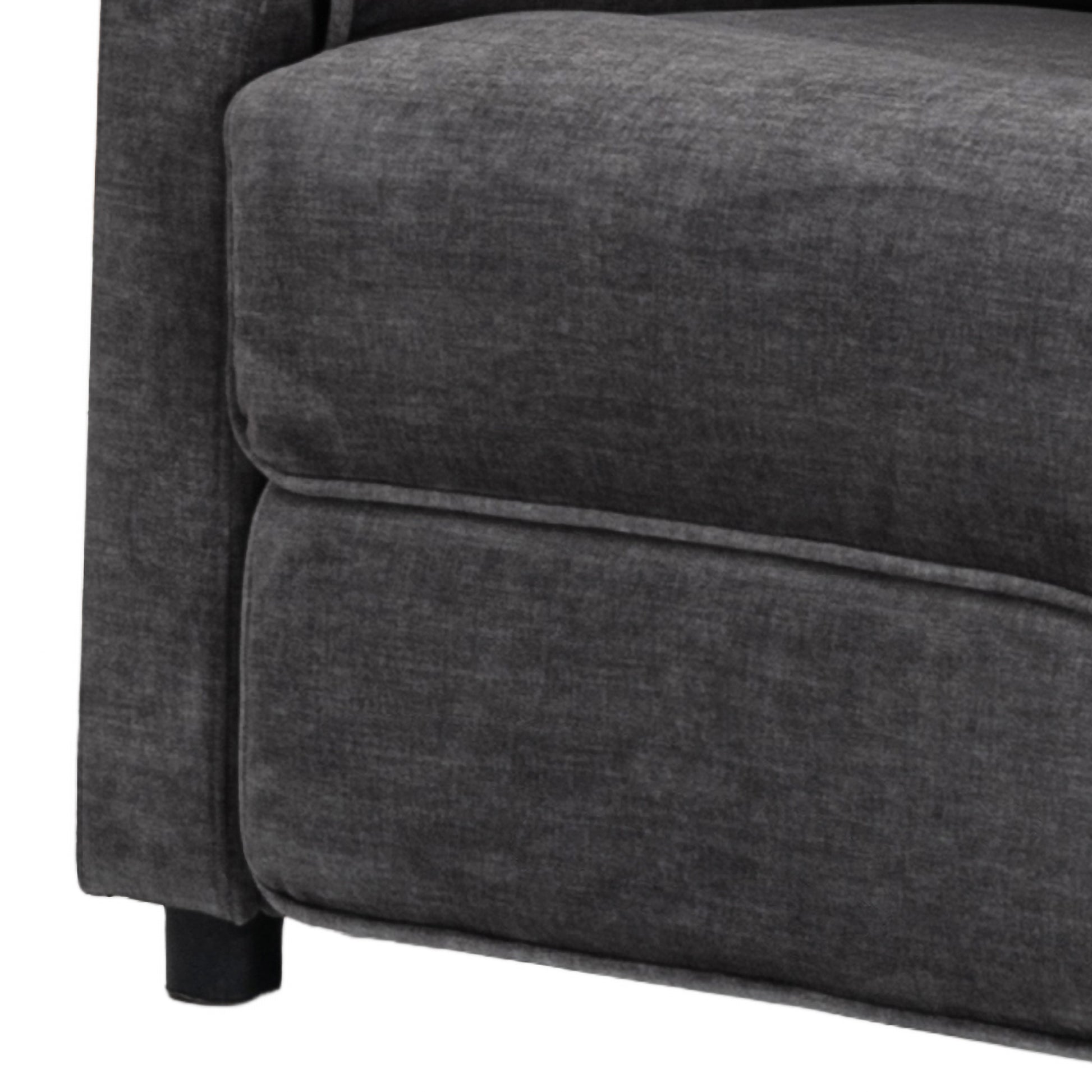 Savoy 3+1+1 Sofa Suite Fixed- Grey Fabric