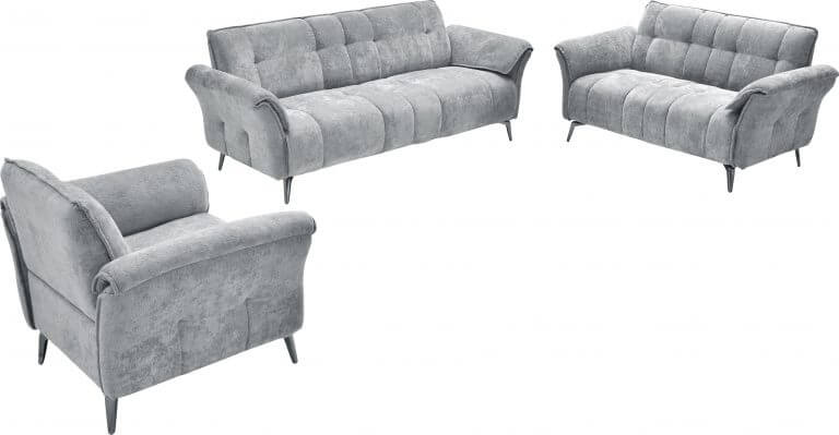 Amalfi Sofa - Grey Fabric