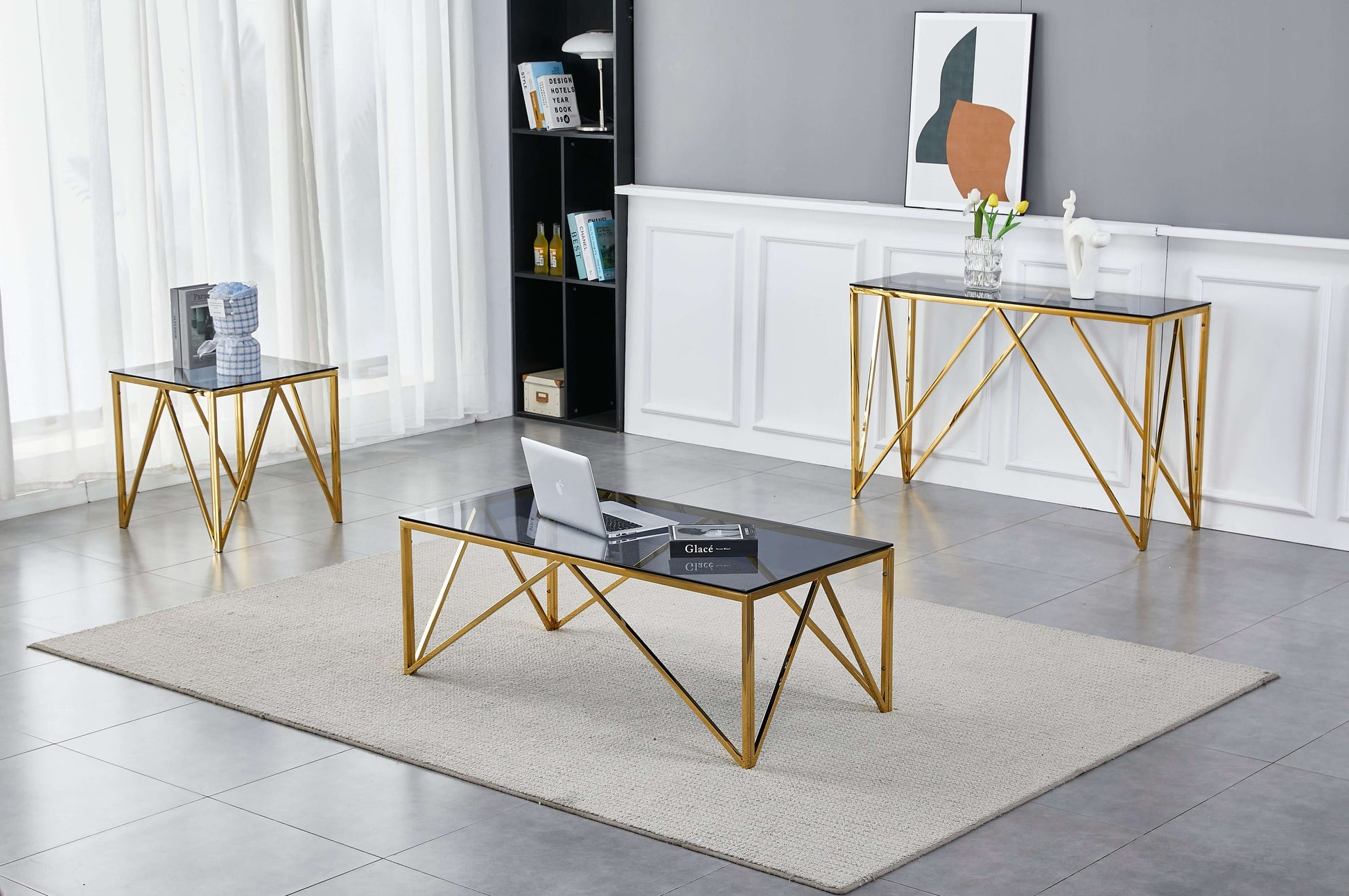 Allure Gold End Table