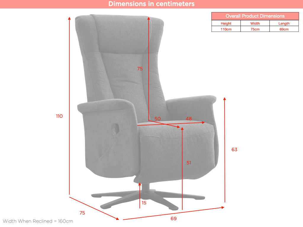 Apero Dual Motor Electric Swivel Chair