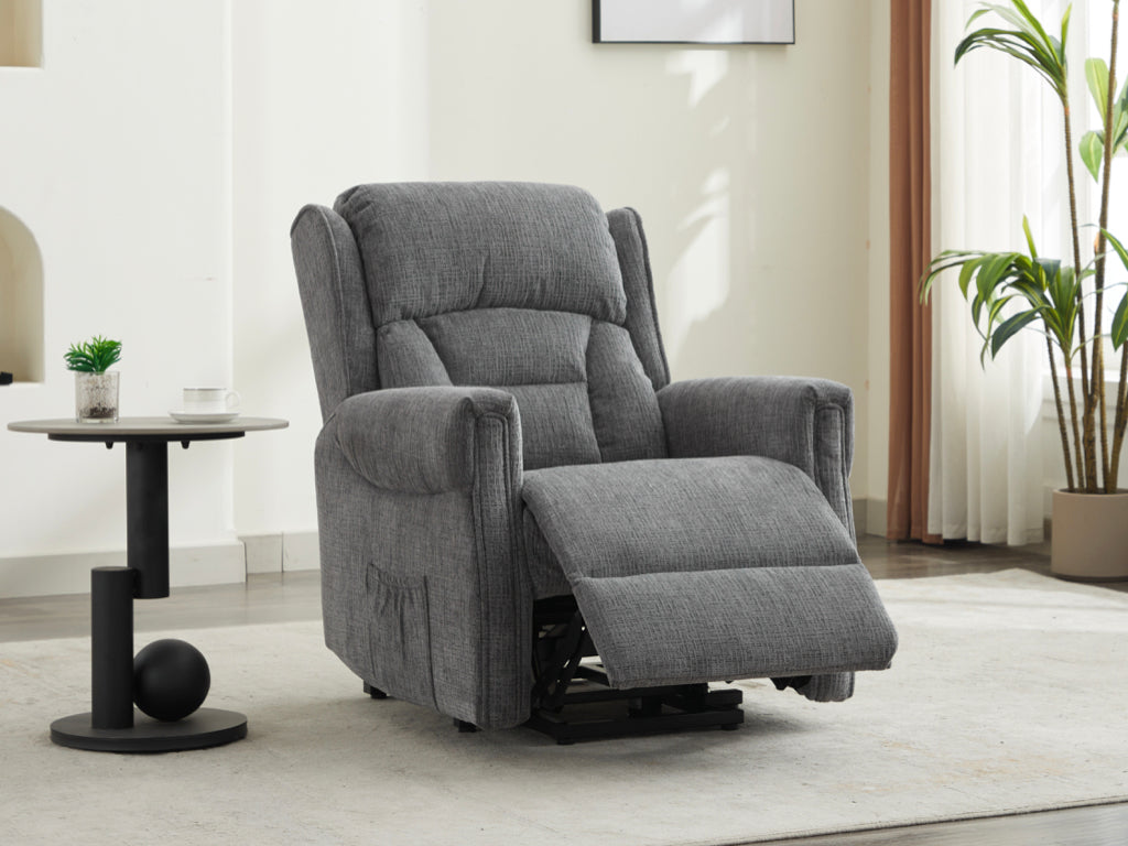 Balmoral Lift & Tilt Dual Motor Voice Control Armchair- Anthracite