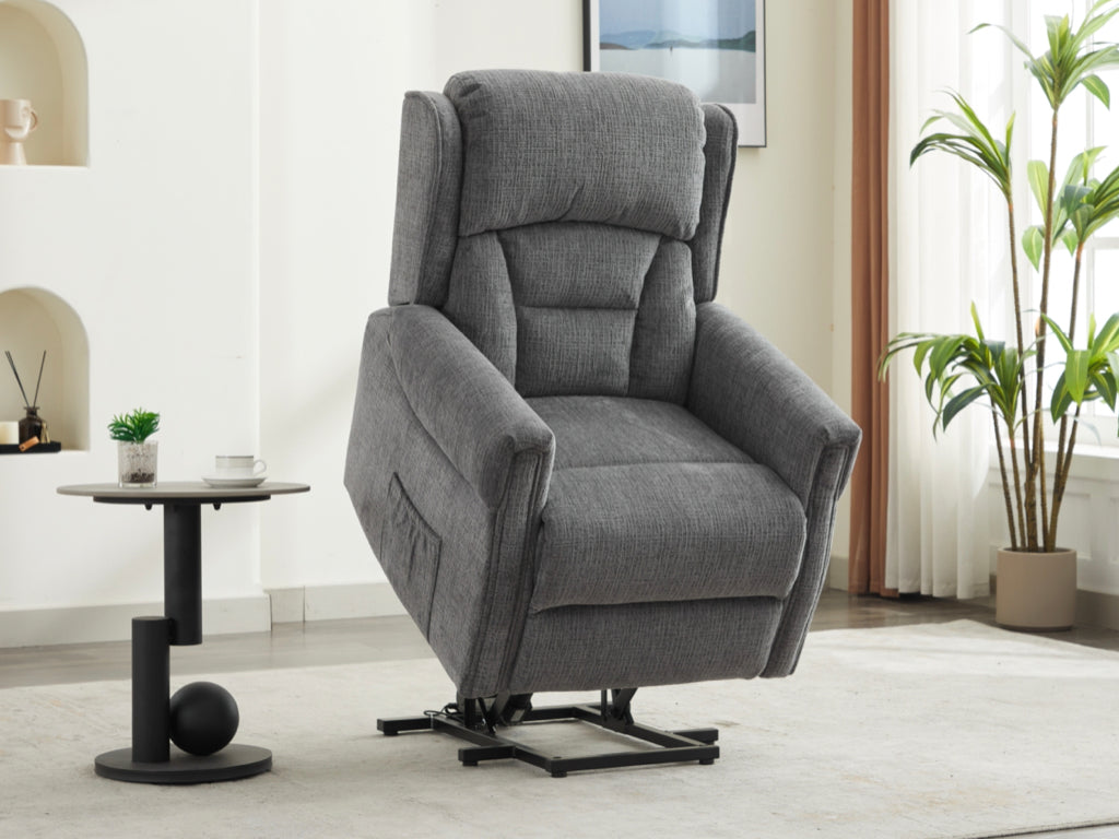 Balmoral Lift & Tilt Dual Motor Voice Control Armchair- Anthracite