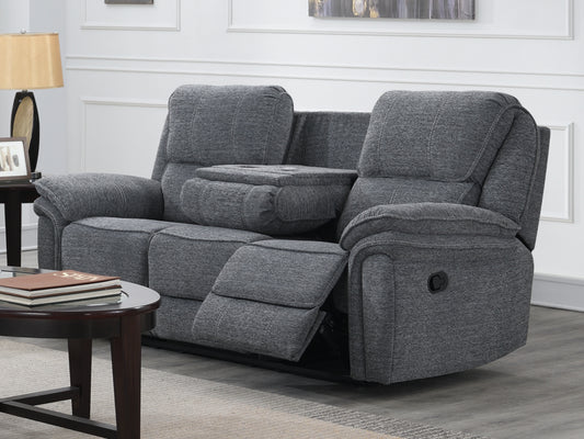 Belmont 3 Seater (with Console) - Grey
