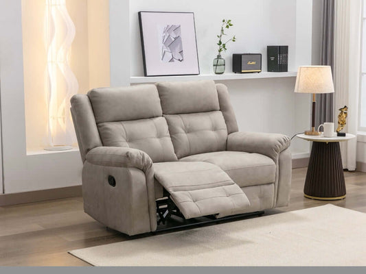 Berkeley 2 Seater Recliner Sofa - Light Grey