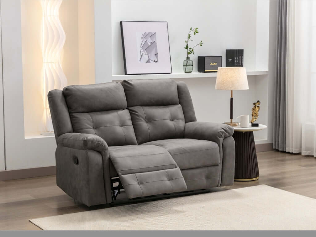 Berkeley 2 Seater Recliner - Dark Grey