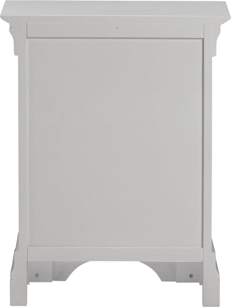 Bordeaux 3 Drawer Bedside- Pebble Grey Set of 2