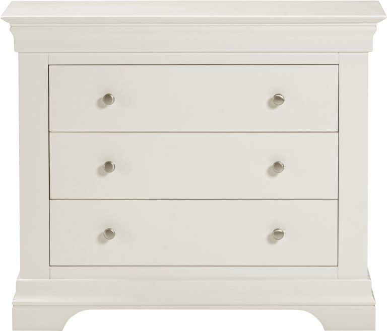 Bordeaux 3 Drawer Chest- Ivory