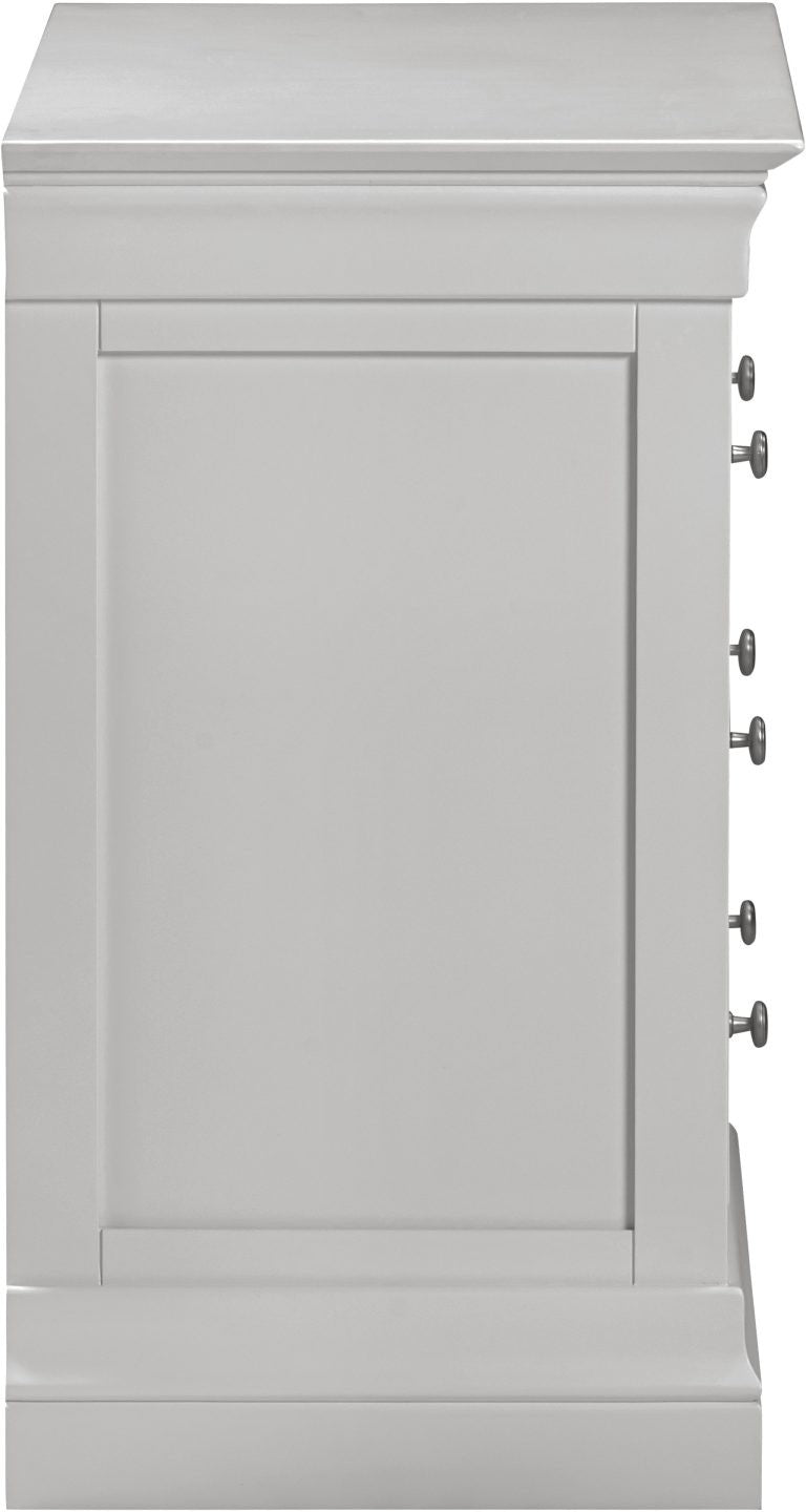 Bordeaux 3 Drawer Chest- Pebble Grey