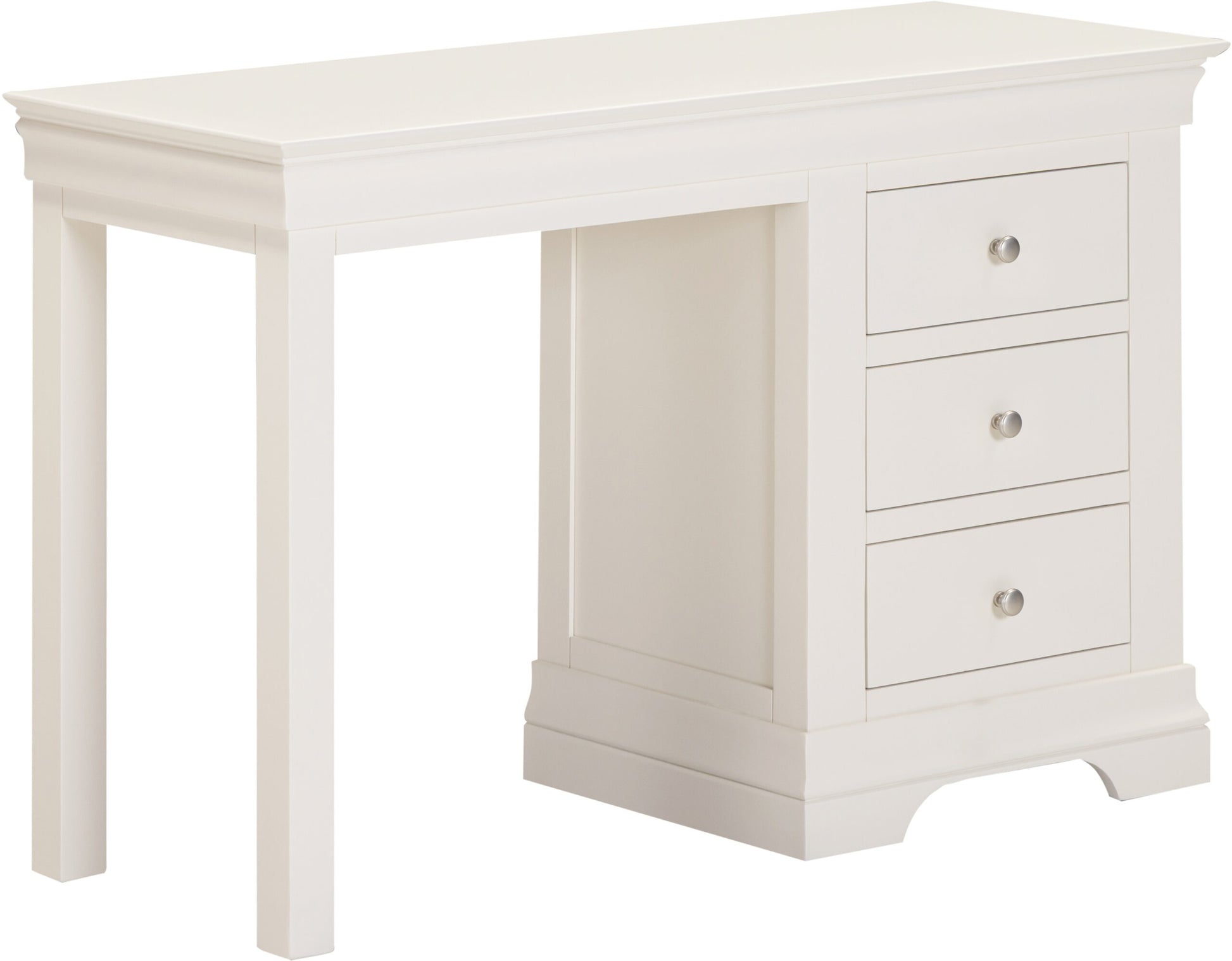 Bordeaux 3 Drawer Dressing Table - Ivory