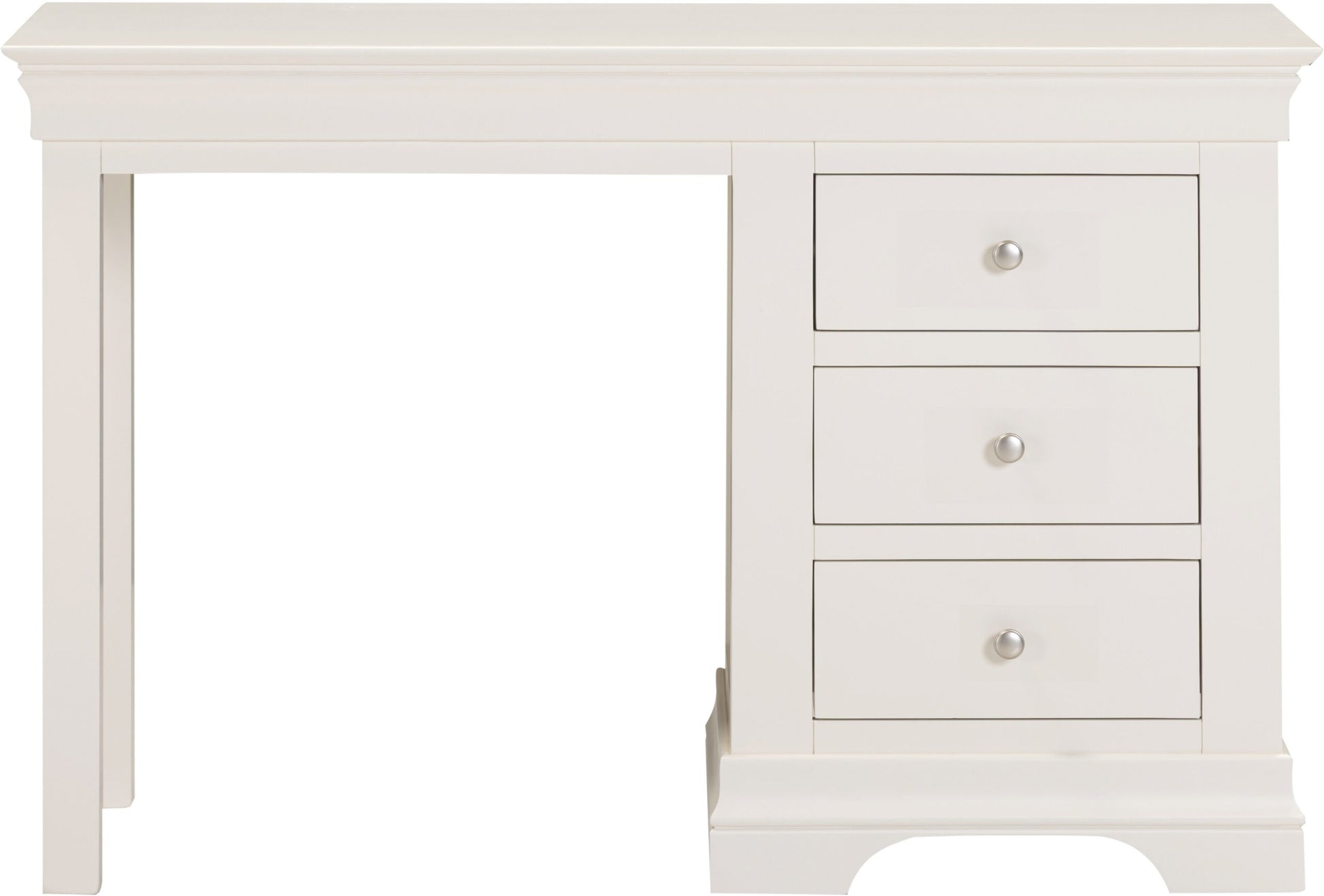 Bordeaux 3 Drawer Dressing Table - Ivory