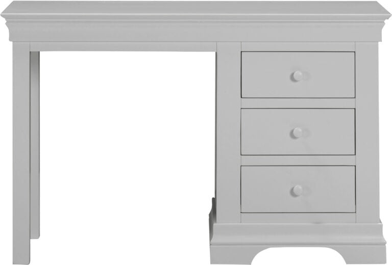 Bordeaux 3 Drawer Dressing Table Set- Pebble Grey