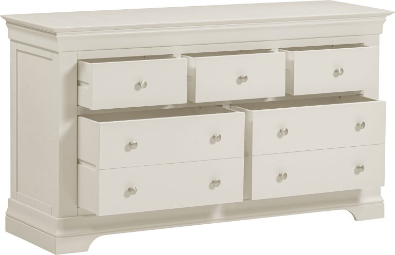 Bordeaux 3+2 Drawer Chest- Ivory