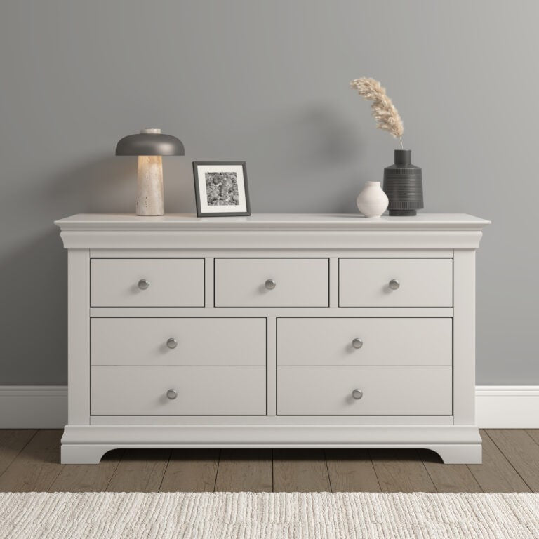 Bordeaux 3+2 Drawer Chest- Ivory