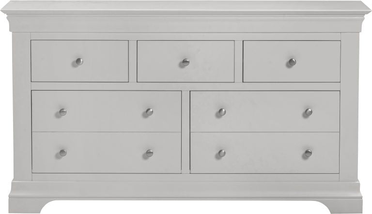 Bordeaux 3+2 Drawer Chest- Pebble Grey