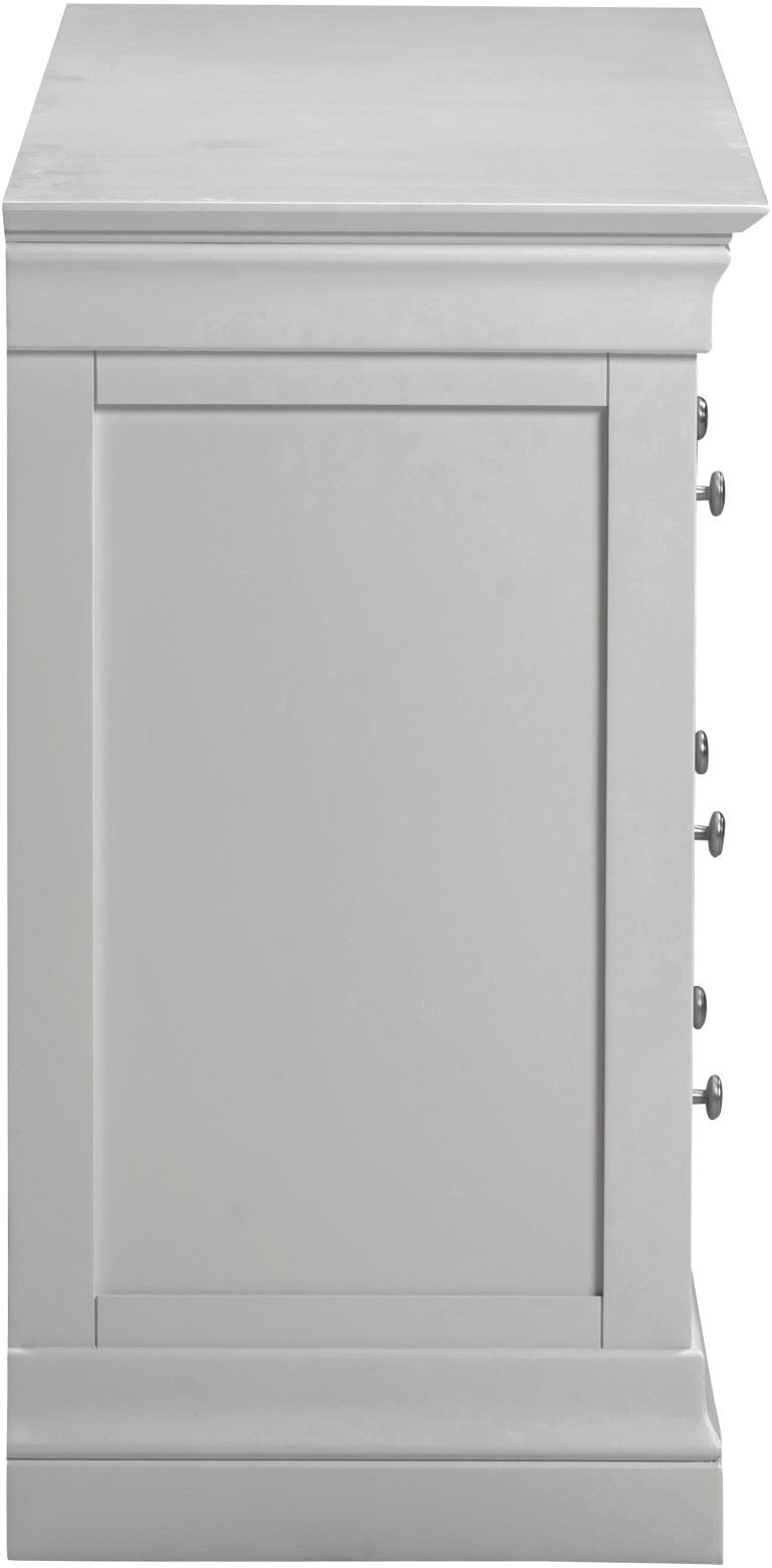 Bordeaux 3+2 Drawer Chest- Pebble Grey