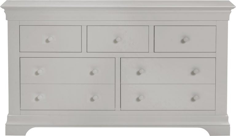 Bordeaux 3+2 Drawer Chest- Pebble Grey