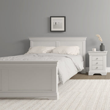Bordeaux Bed High Foot End- Ivory