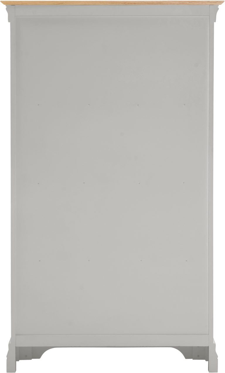 Bordeaux Bookcase- Pebble Grey