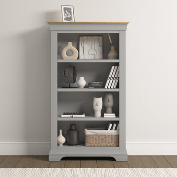 Bordeaux Bookcase- Pebble Grey