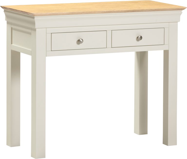 Bordeaux Console Table- Ivory/ Oak