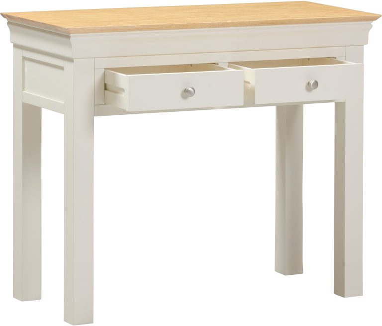Bordeaux Console Table- Ivory/ Oak