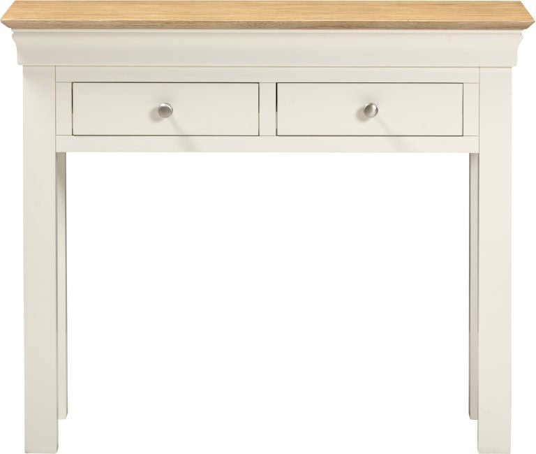 Bordeaux Console Table- Ivory/ Oak