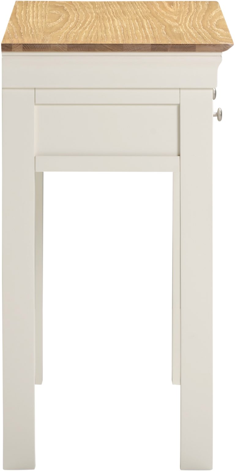 Bordeaux Console Table- Ivory/ Oak