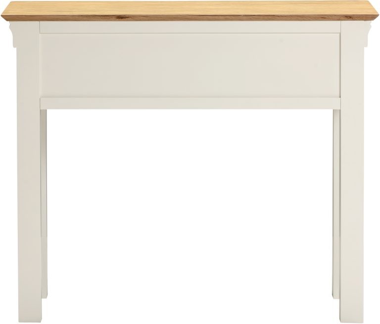 Bordeaux Console Table- Ivory/ Oak