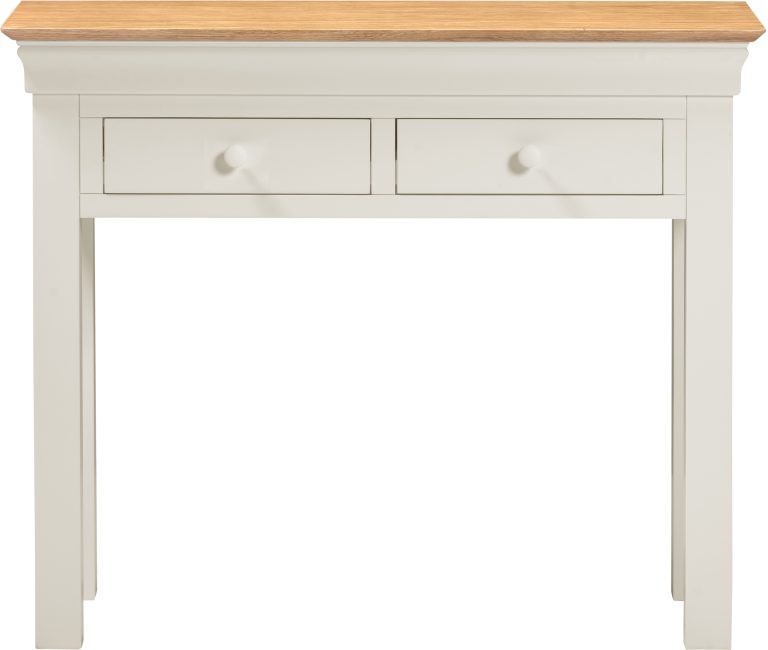 Bordeaux Console Table- Ivory/ Oak