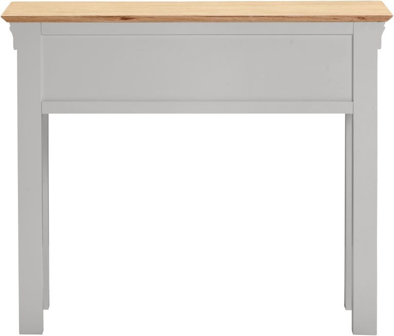 Bordeaux Console Table- Pebble Grey/Oak