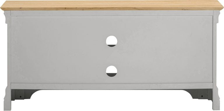 Bordeaux Small TV Stand- Pebble Grey/Oak
