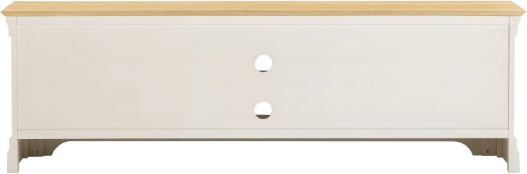 Bordeaux TV Stand- Ivory/Oak