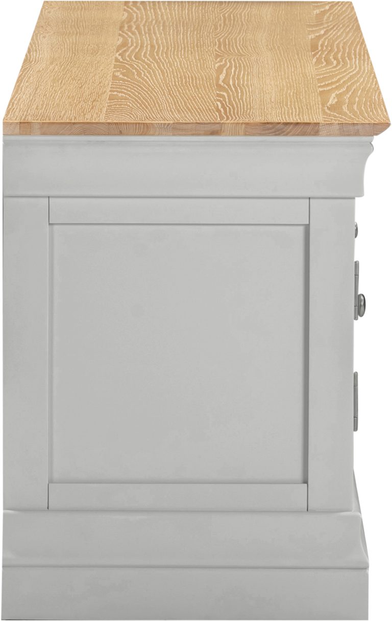 Bordeaux TV Stand- Pebble Grey/Oak