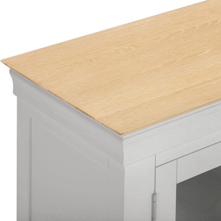Bordeaux TV Stand- Pebble Grey/Oak