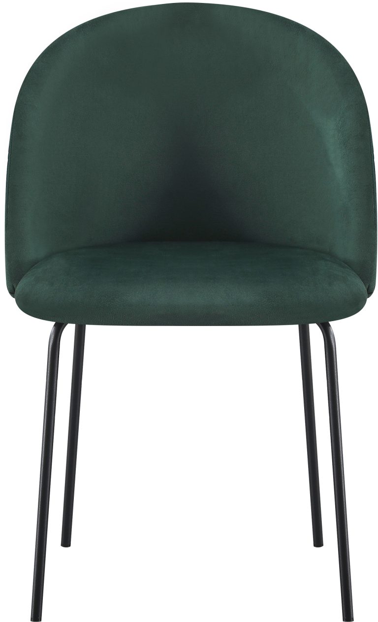 Boston Chairs x 4 - Emerald Green Velvet