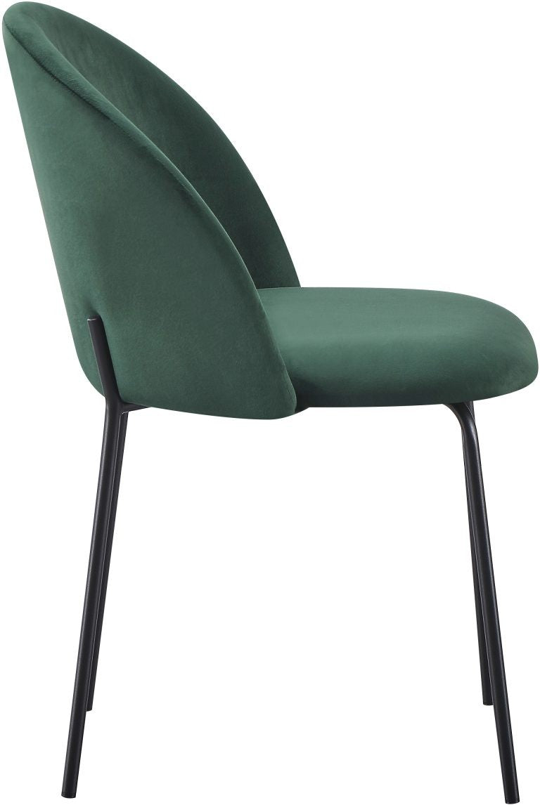 Boston Chairs x 4 - Emerald Green Velvet