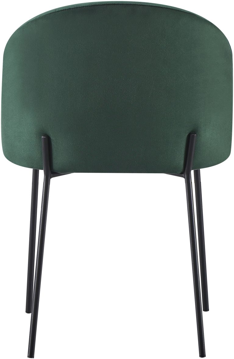 Boston Chairs x 4 - Emerald Green Velvet