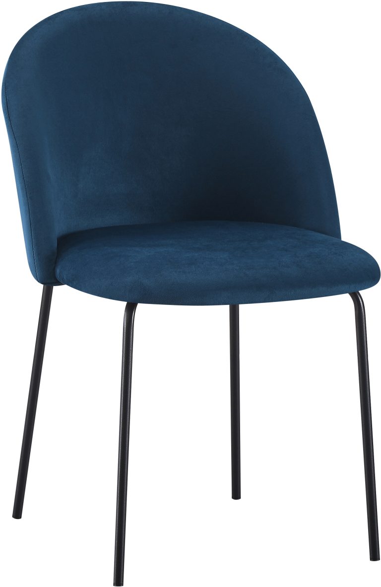 Boston Chairs x 4 - Sapphire Blue Velvet