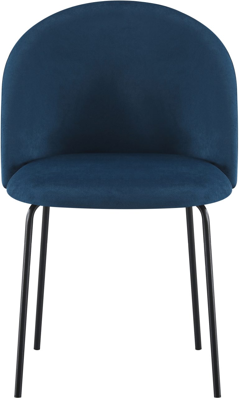 Boston Chairs x 4 - Sapphire Blue Velvet