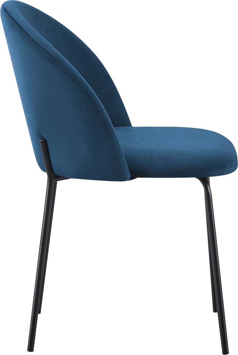 Boston Chairs x 4 - Sapphire Blue Velvet