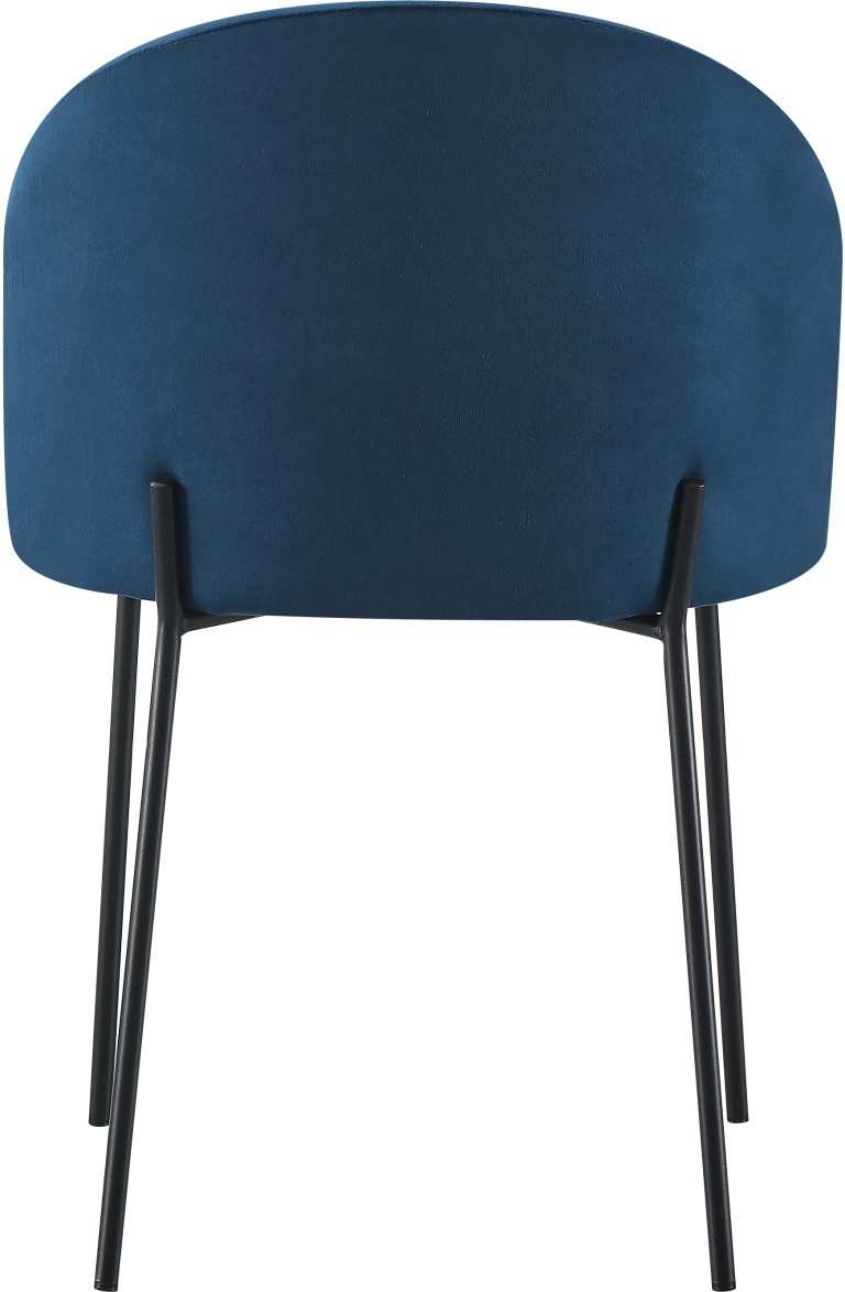 Boston Chairs x 4 - Sapphire Blue Velvet