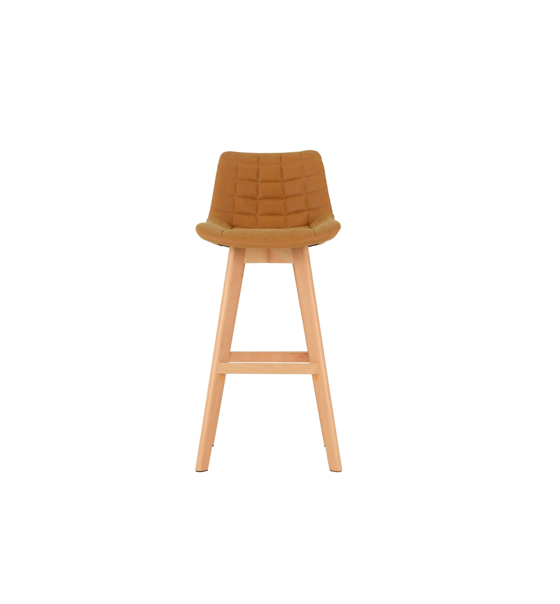 Brisbane Bar Chair Mustard Faux Leather