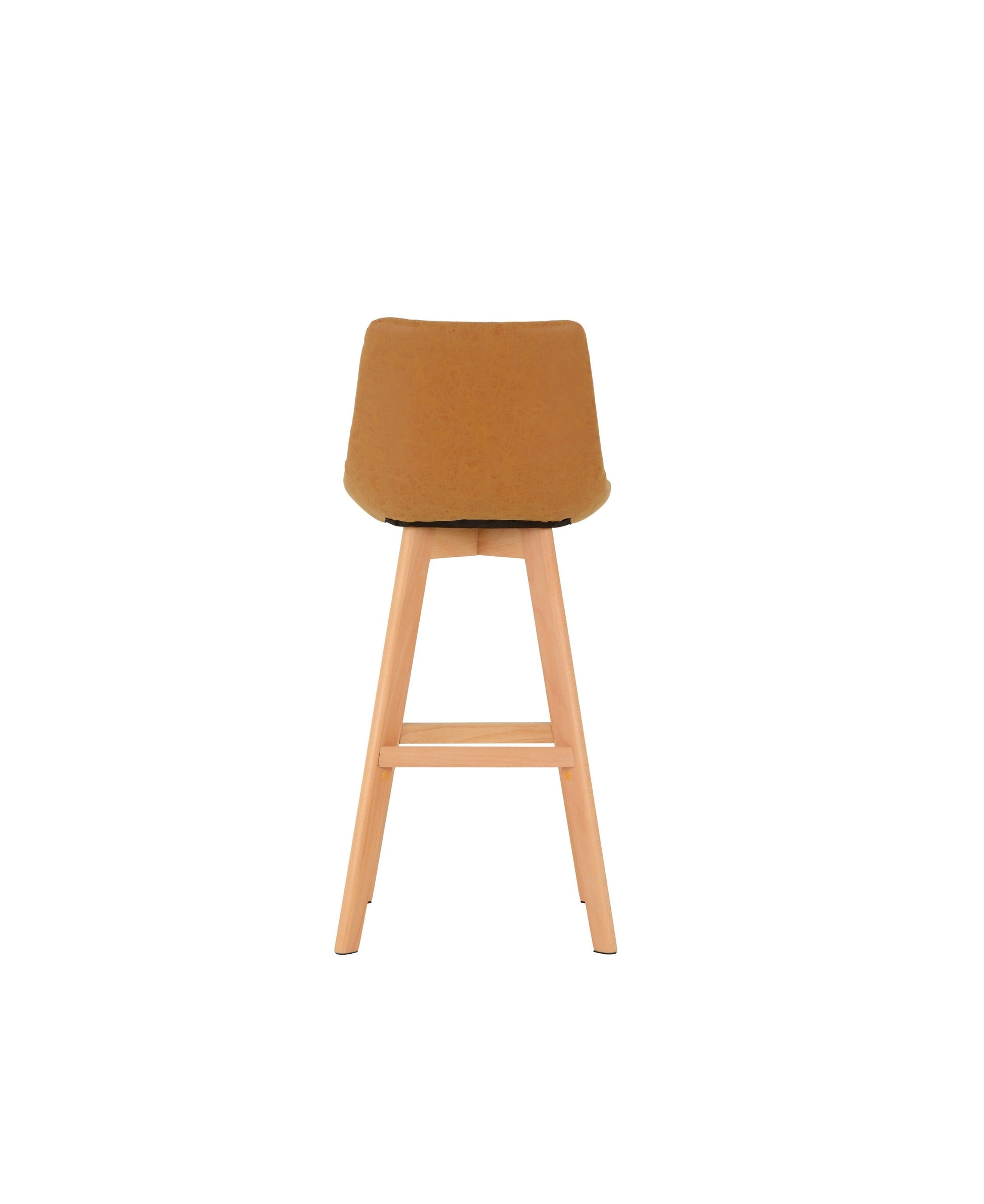 Brisbane Bar Chair Mustard Faux Leather