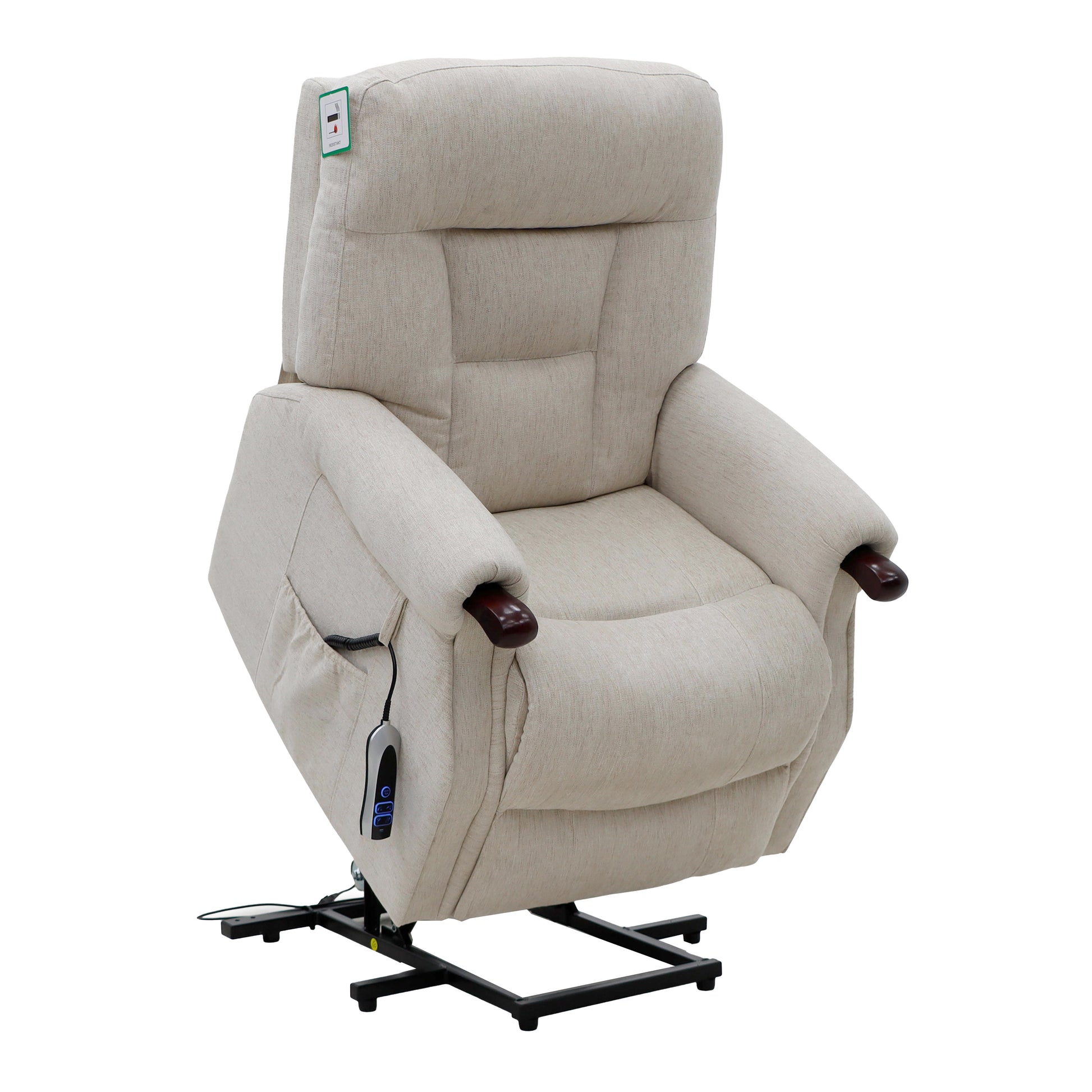 Astoria Fabric Lift & Tilt Chair - Beige