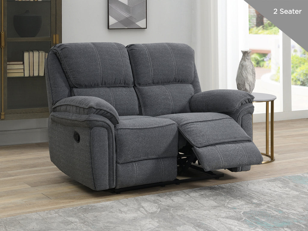Belmont 3+2 Recliner Sofa Suite - Grey