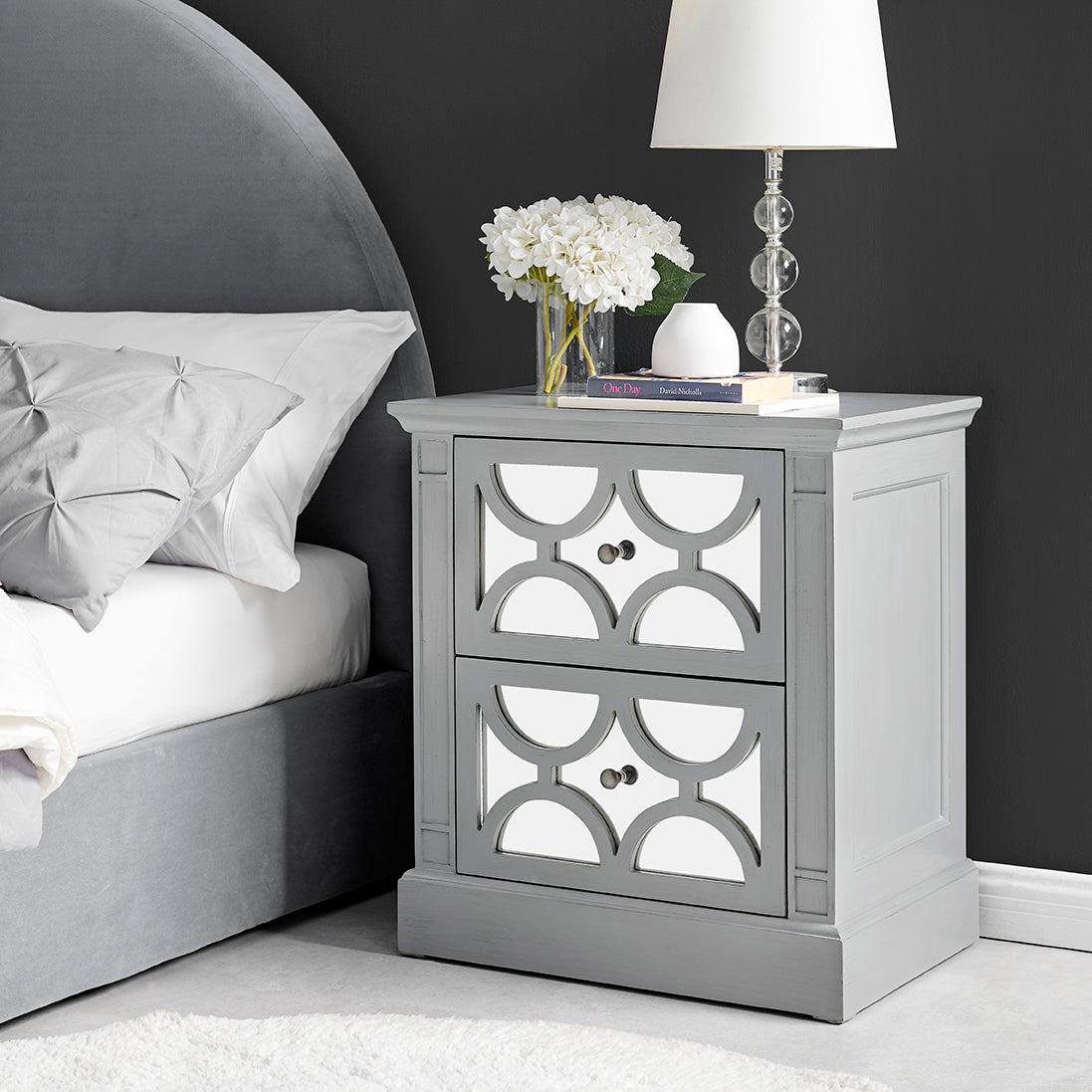 Blakely End Table- Grey