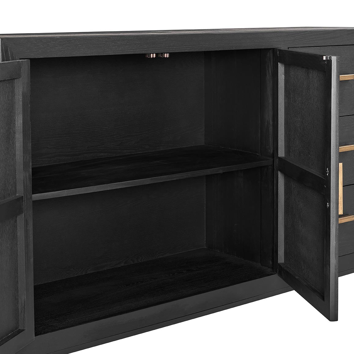 Brixton 2 door 3 drawer Sideboard - Black