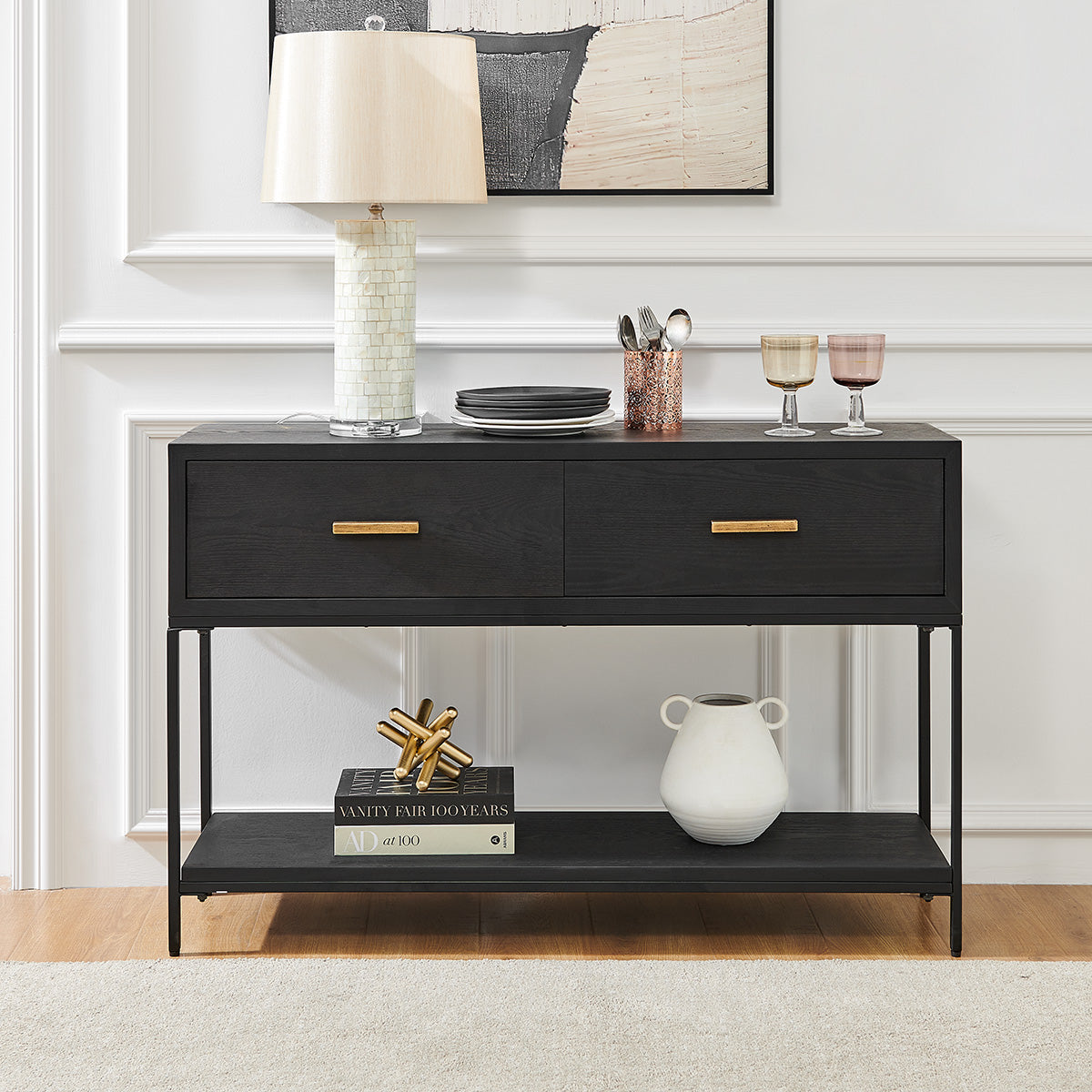 Brixton Console Table - Black